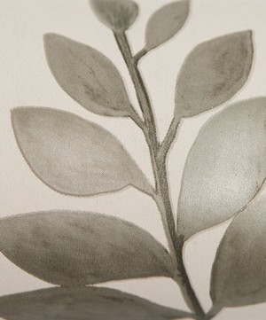 Liberty Interiors - Botanical Stripe Wallpaper in Pewter White image number 3