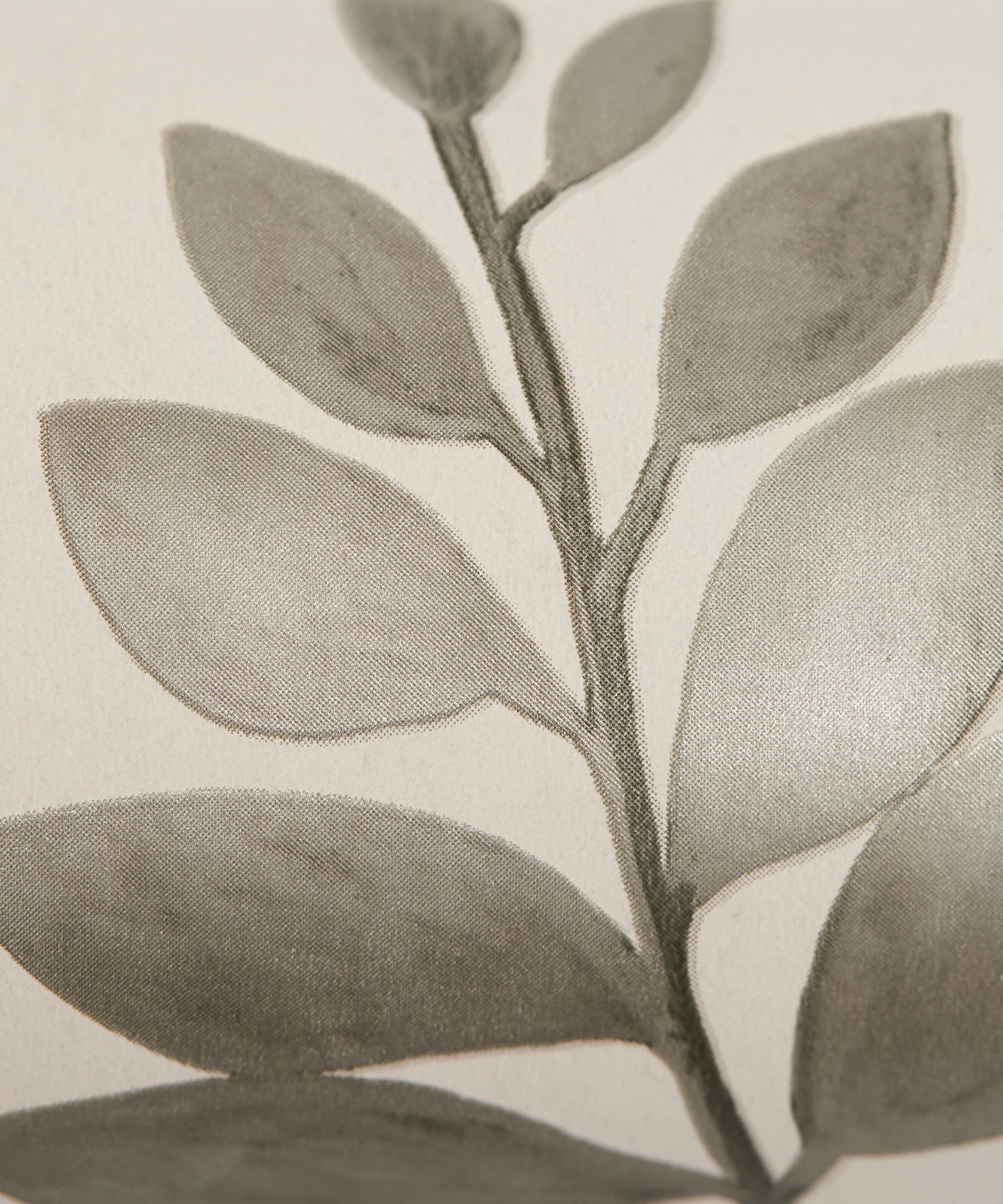 Liberty Interiors - Botanical Stripe Wallpaper in Pewter White image number 3