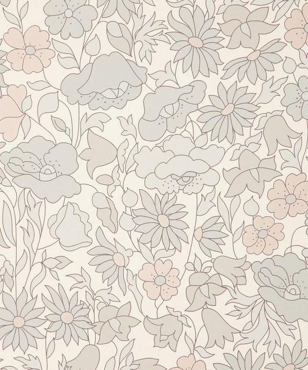 Liberty Interiors - Poppy Meadowfield Wallpaper in Pewter image number null