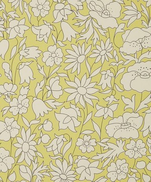 Liberty Interiors - Poppy Meadow Wallpaper in Fennel image number 0