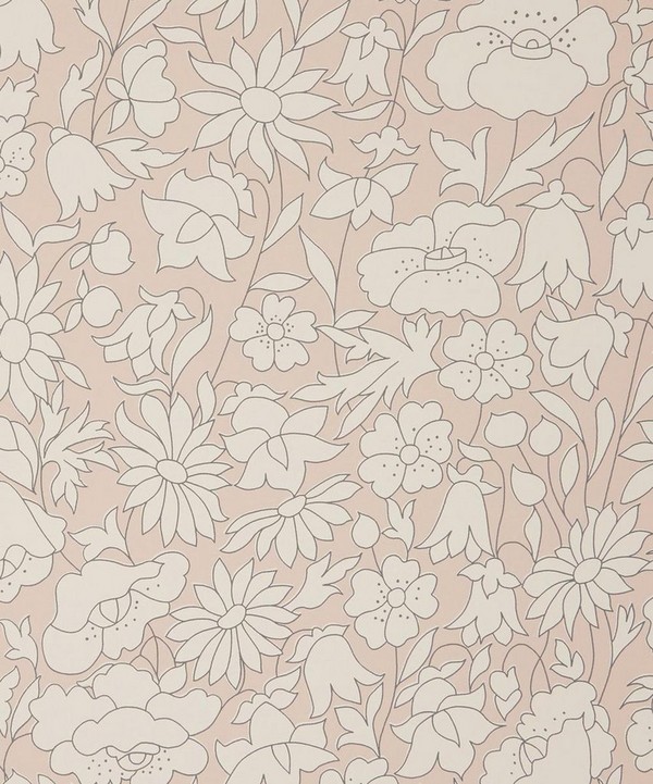 Liberty Interiors - Poppy Meadow Wallpaper in Ointment image number null