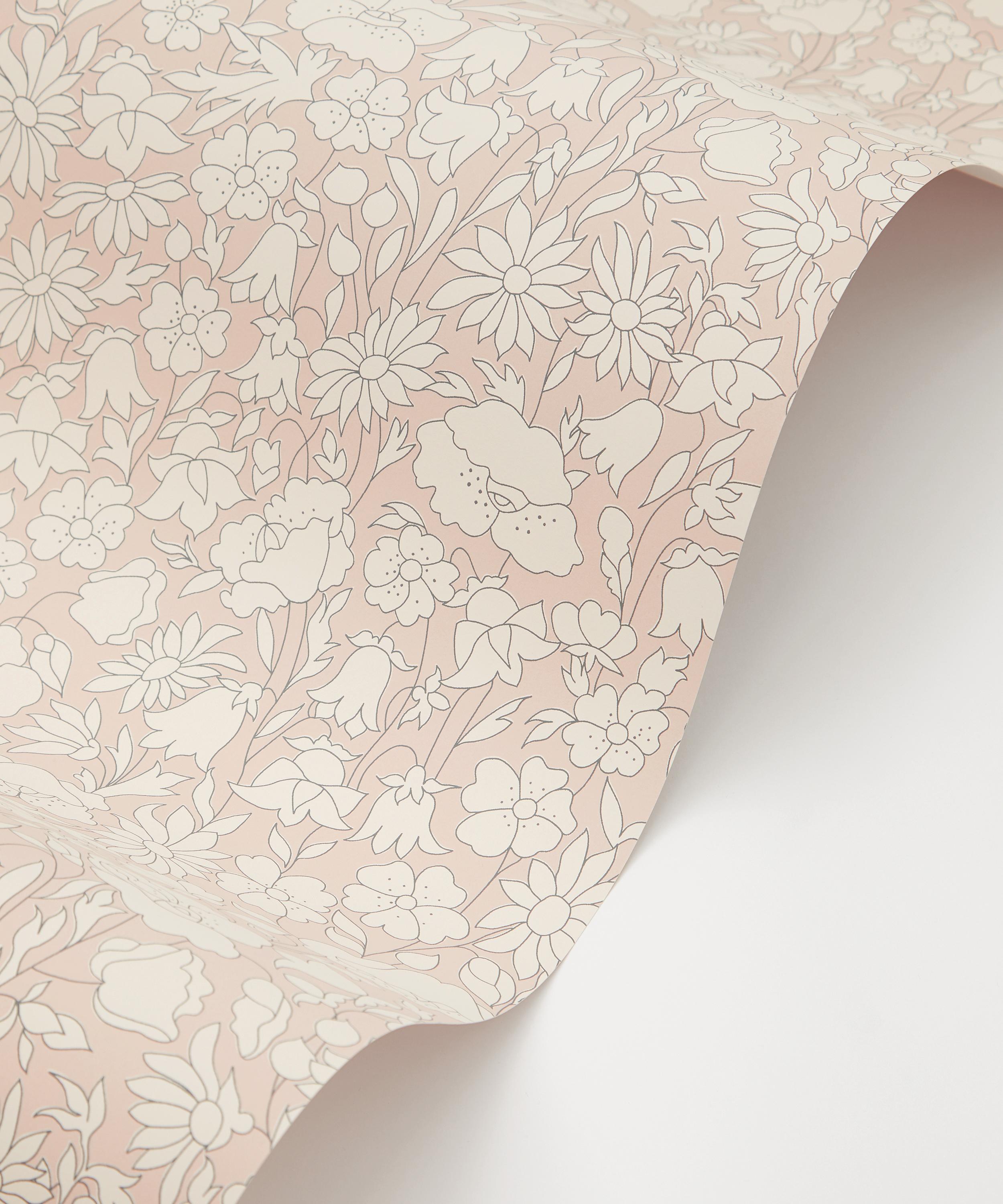Liberty Interiors - Poppy Meadow Wallpaper in Ointment image number 1