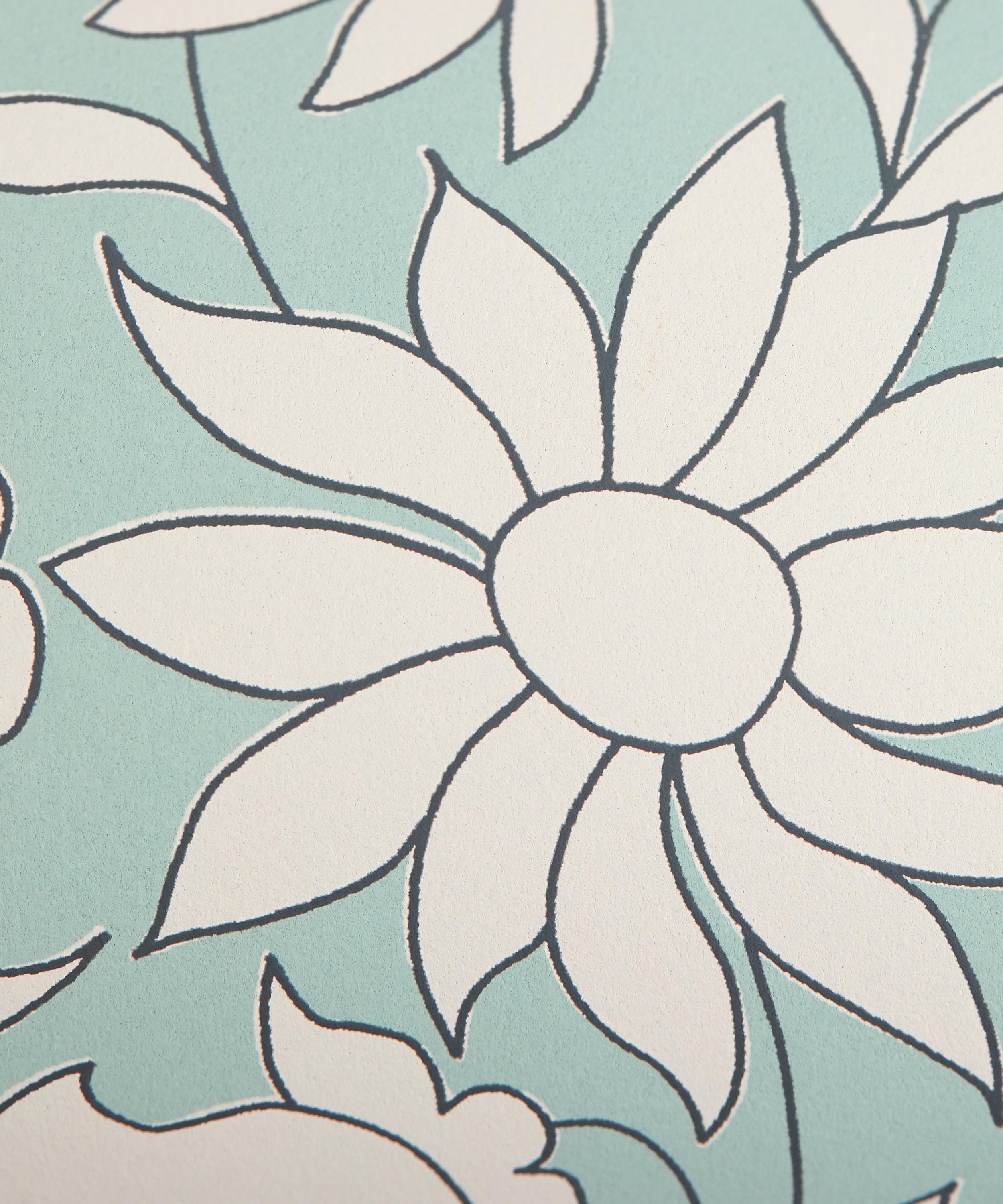 Liberty Interiors - Poppy Meadow Wallpaper in Salvia image number 3