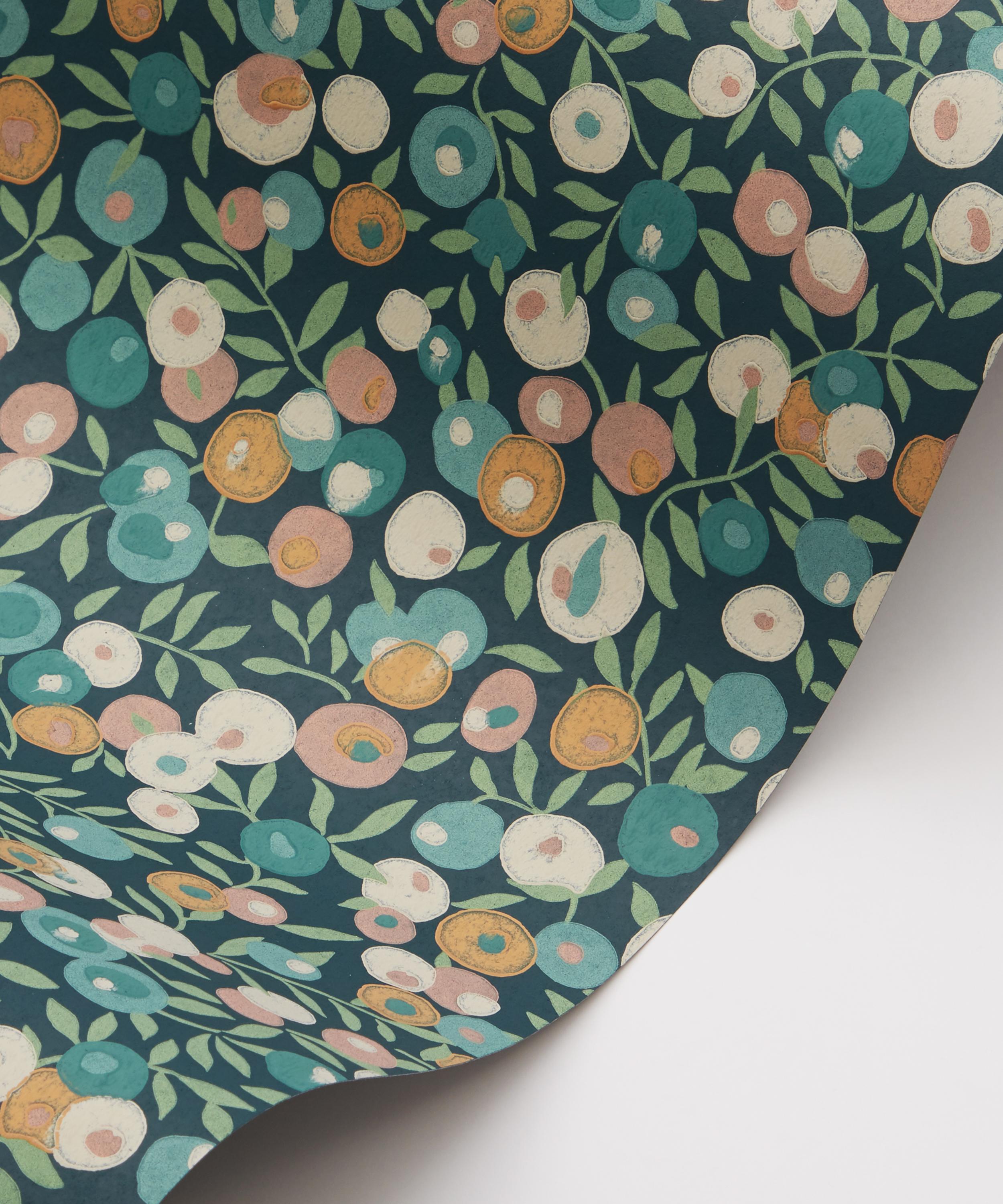 Liberty Interiors - Wiltshire Blossom Wallpaper in Lichen image number 2
