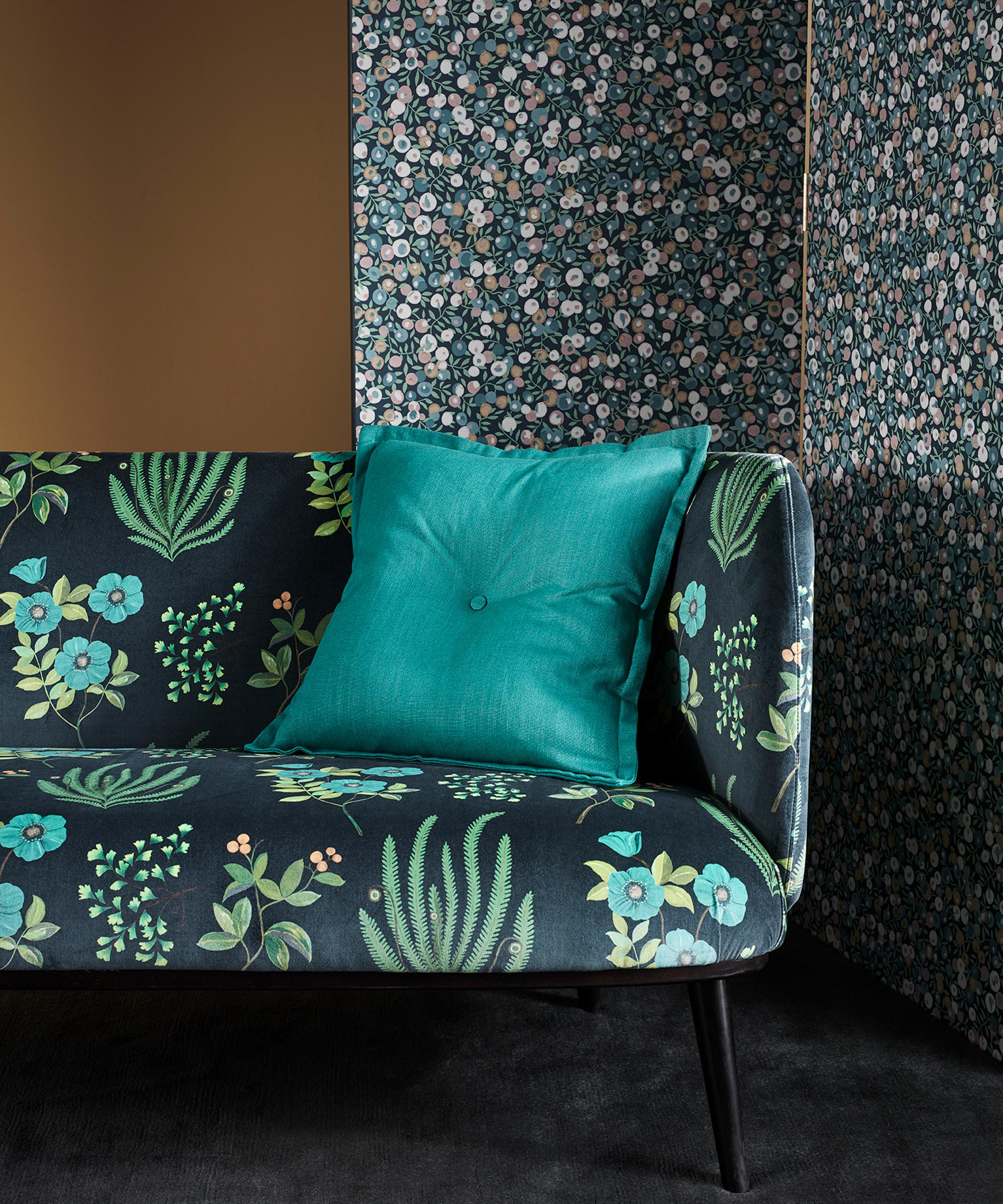 Liberty Interiors - Wiltshire Blossom Wallpaper in Lichen image number 1