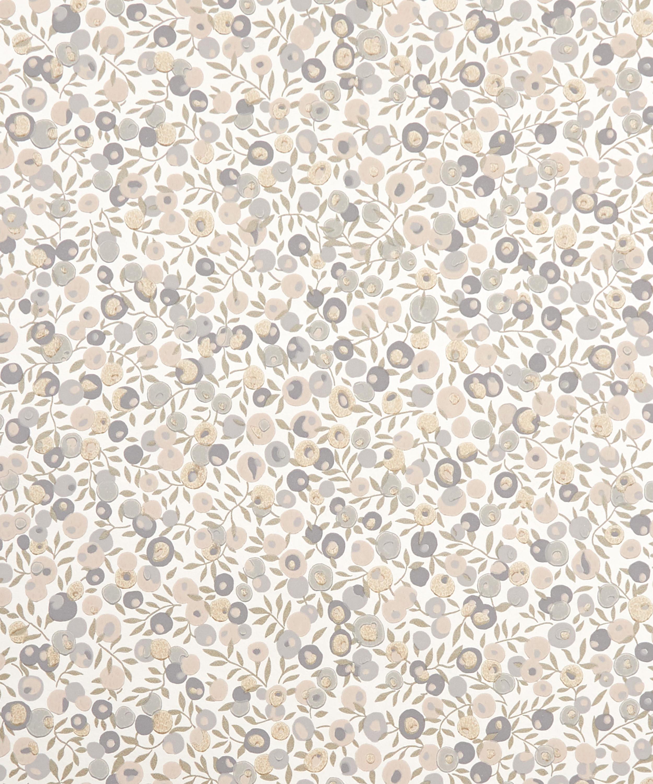 Liberty Interiors - Wiltshire Blossom Wallpaper in Pewter Gold image number 2