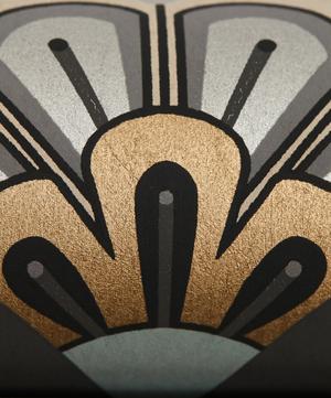 Liberty Interiors - Deco Scallop Wallpaper in Pewter image number 3