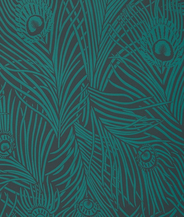Liberty Interiors - Hera Plume Wallpaper in Jade
