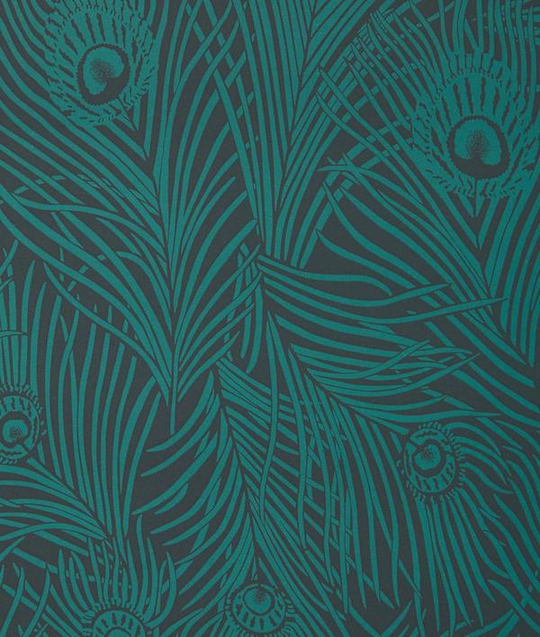 Liberty Interiors - Hera Plume Wallpaper in Jade image number null