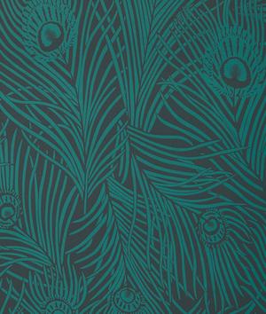 Liberty Interiors - Hera Plume Wallpaper in Jade image number 0