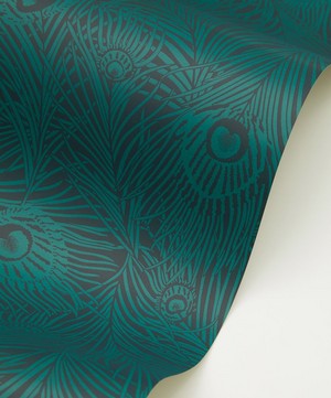 Liberty Interiors - Hera Plume Wallpaper in Jade image number 1