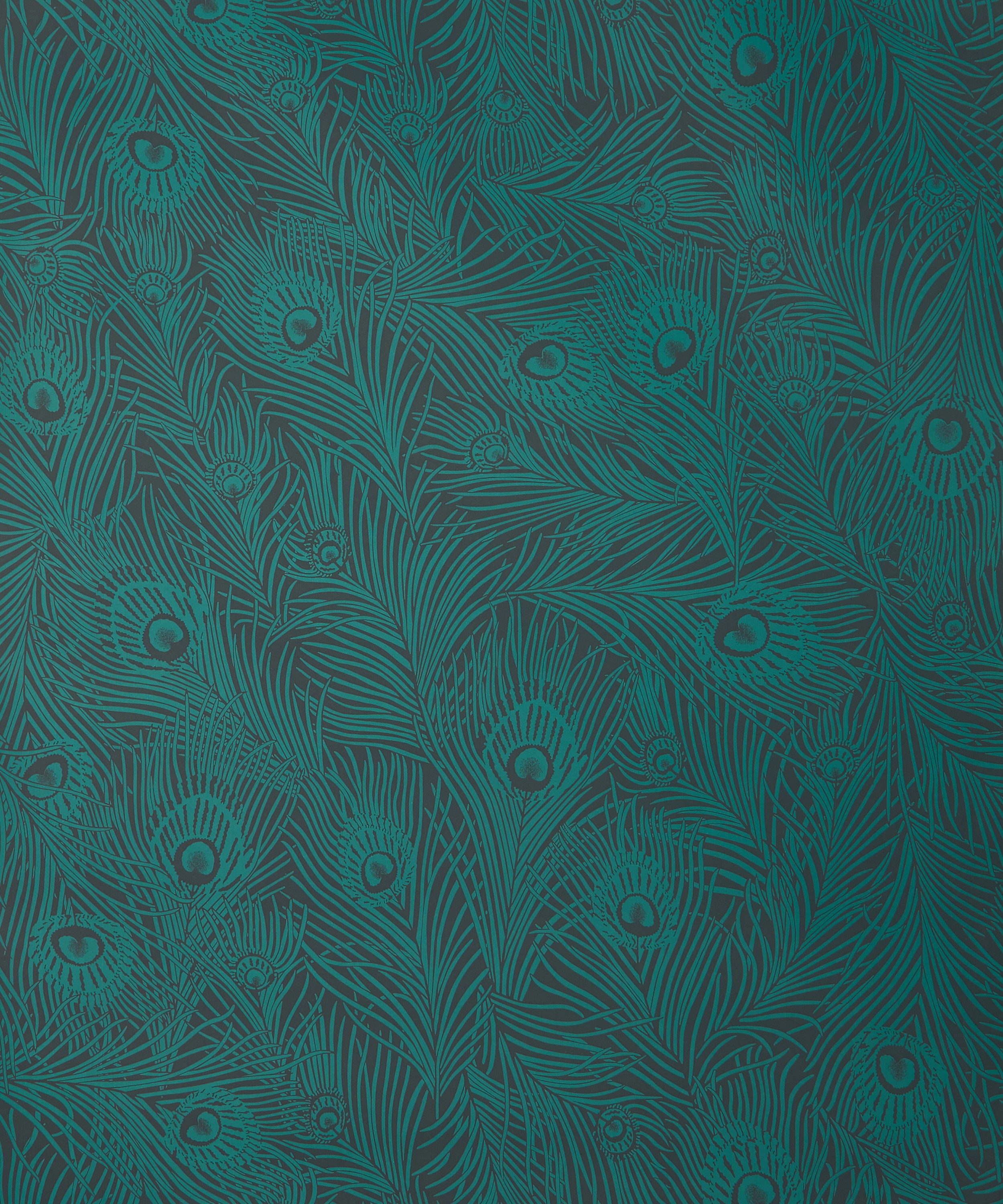 Liberty Interiors - Hera Plume Wallpaper in Jade image number 2