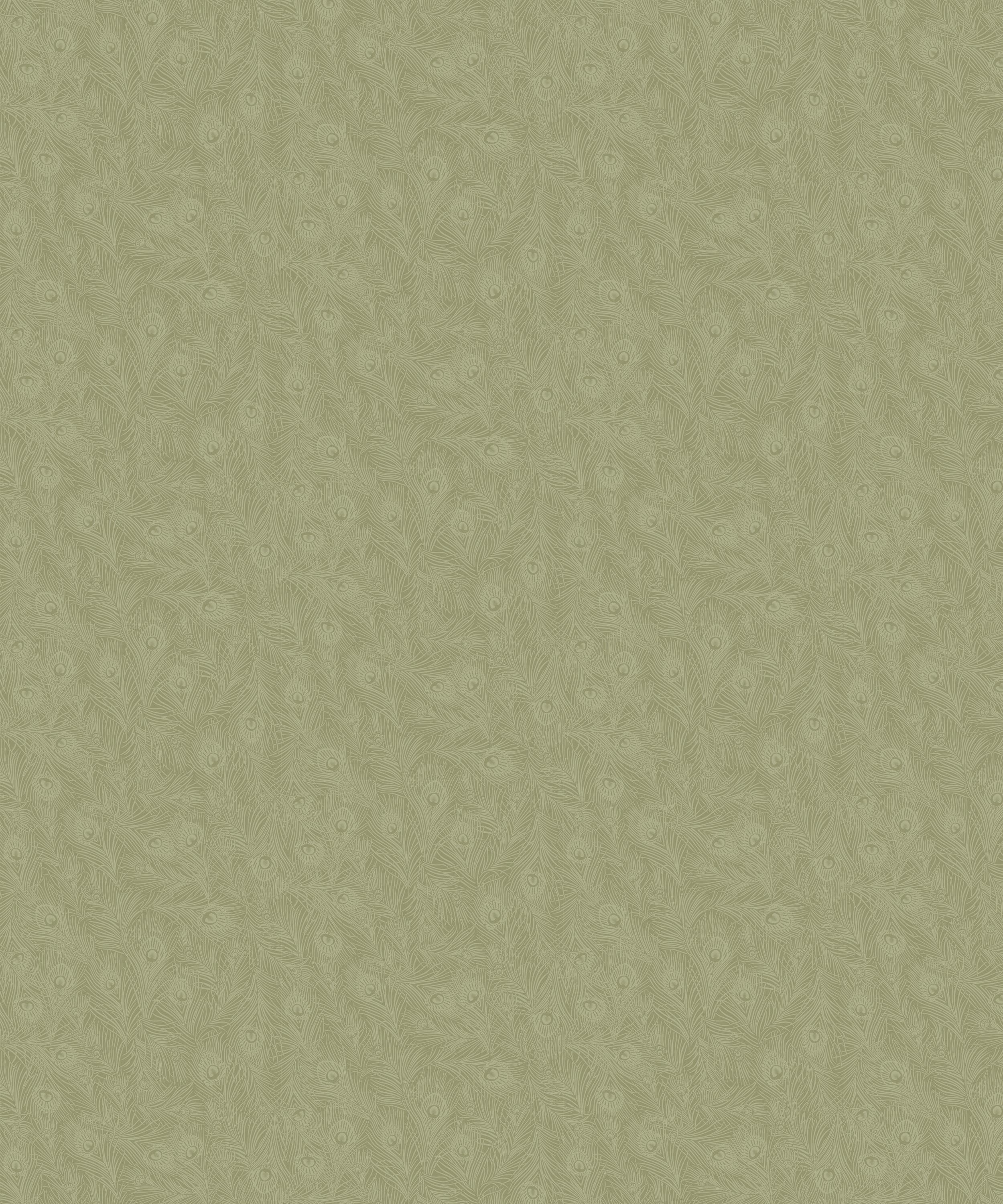 Liberty Interiors - Hera Plume Wallpaper in Lichen image number 4