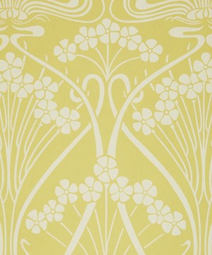Liberty Interiors - Ianthe Mono Wallpaper in Fennel image number 0