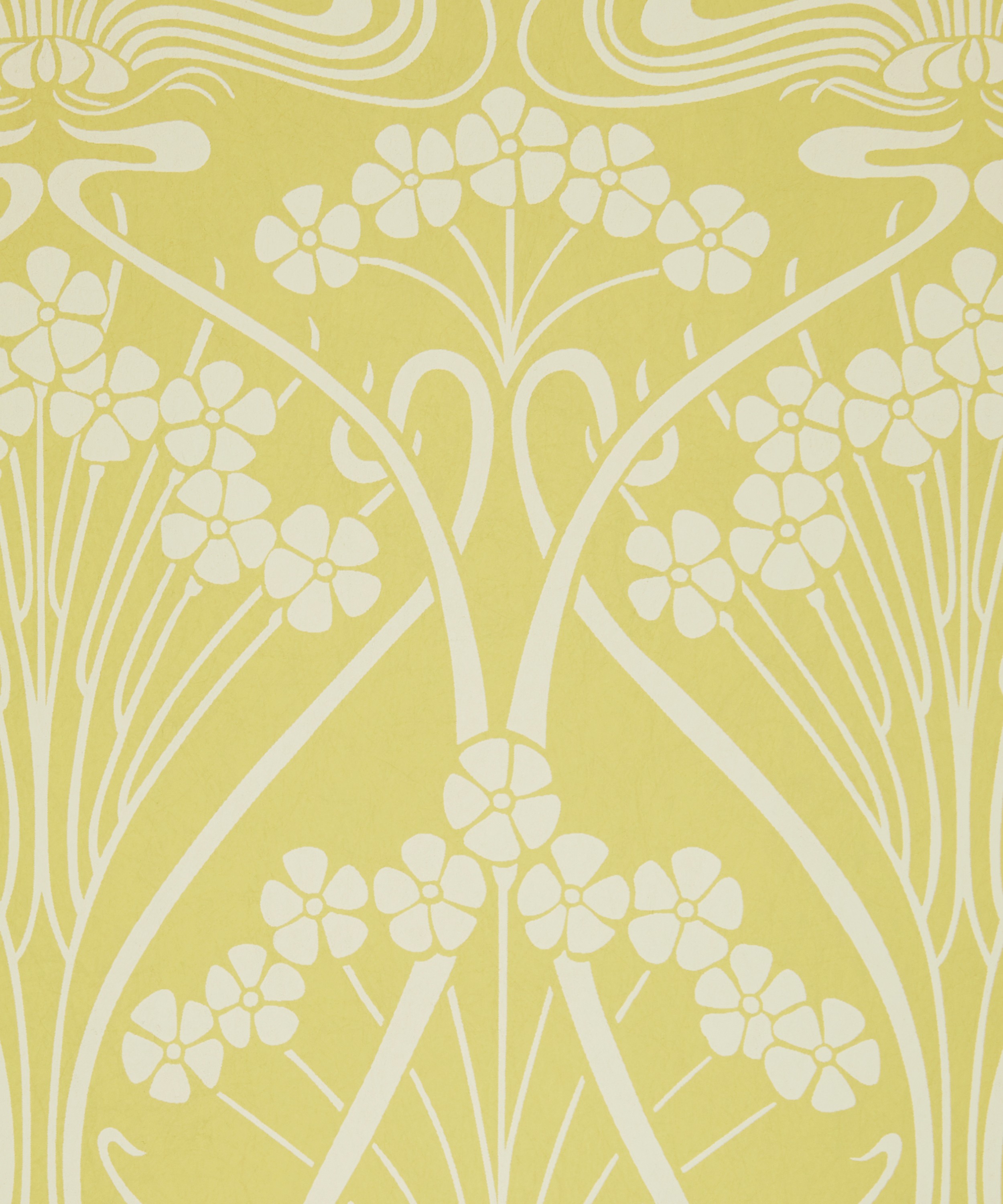 Liberty Interiors - Ianthe Mono Wallpaper in Fennel image number 0