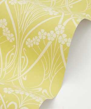 Liberty Interiors - Ianthe Mono Wallpaper in Fennel image number 1