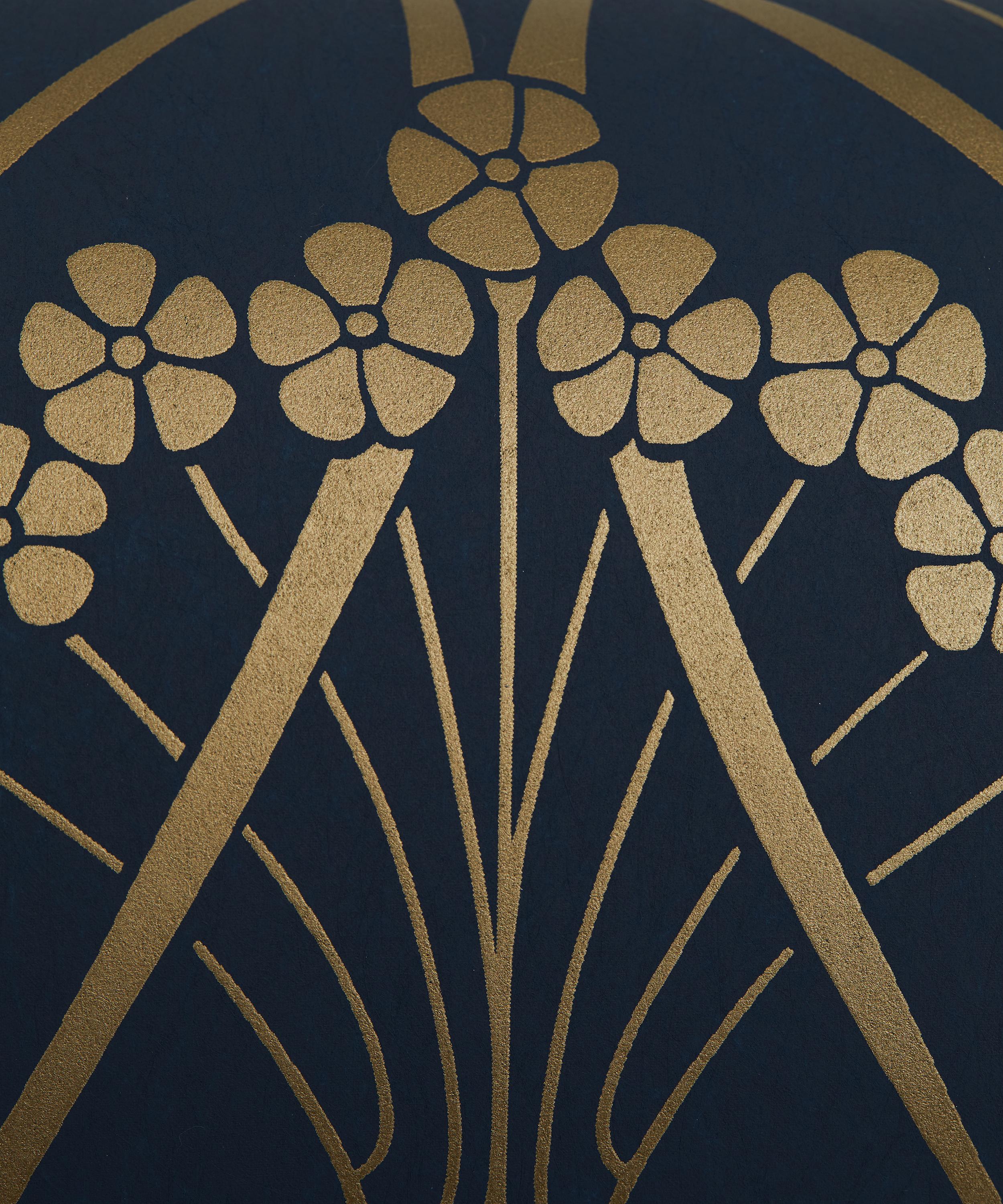 Liberty Interiors - Ianthe Mono Wallpaper in Lapis image number 3