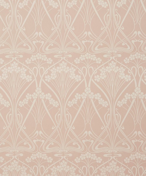 Liberty Interiors - Ianthe Mono Wallpaper in Ointment image number null