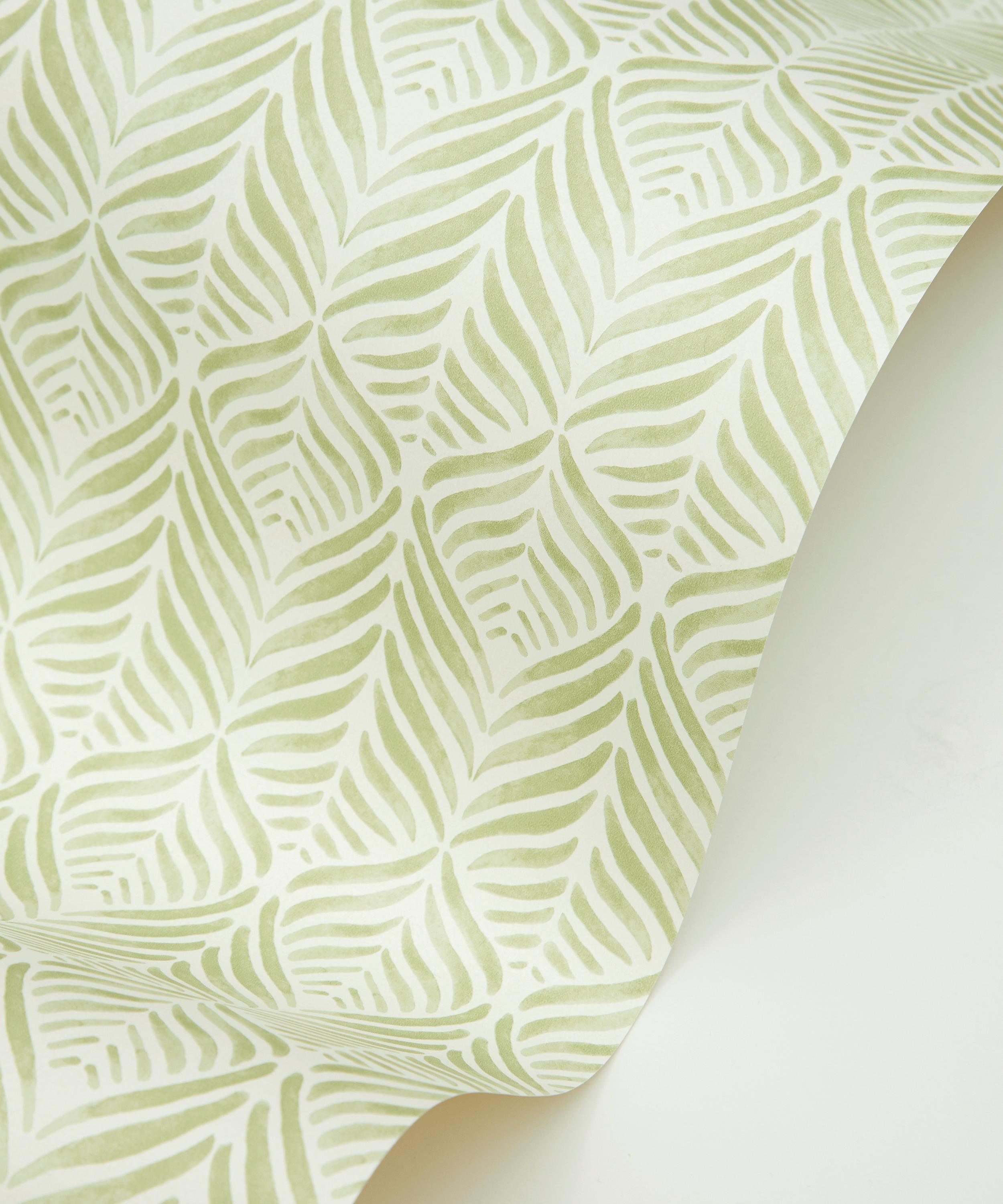 Liberty Interiors - Quill Wallpaper in Lichen image number 1