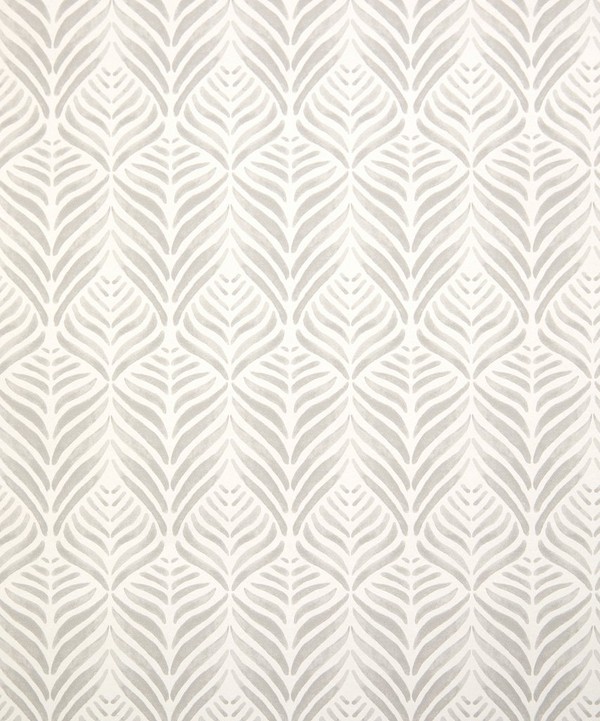 Liberty Interiors - Quill Wallpaper in Pewter image number null