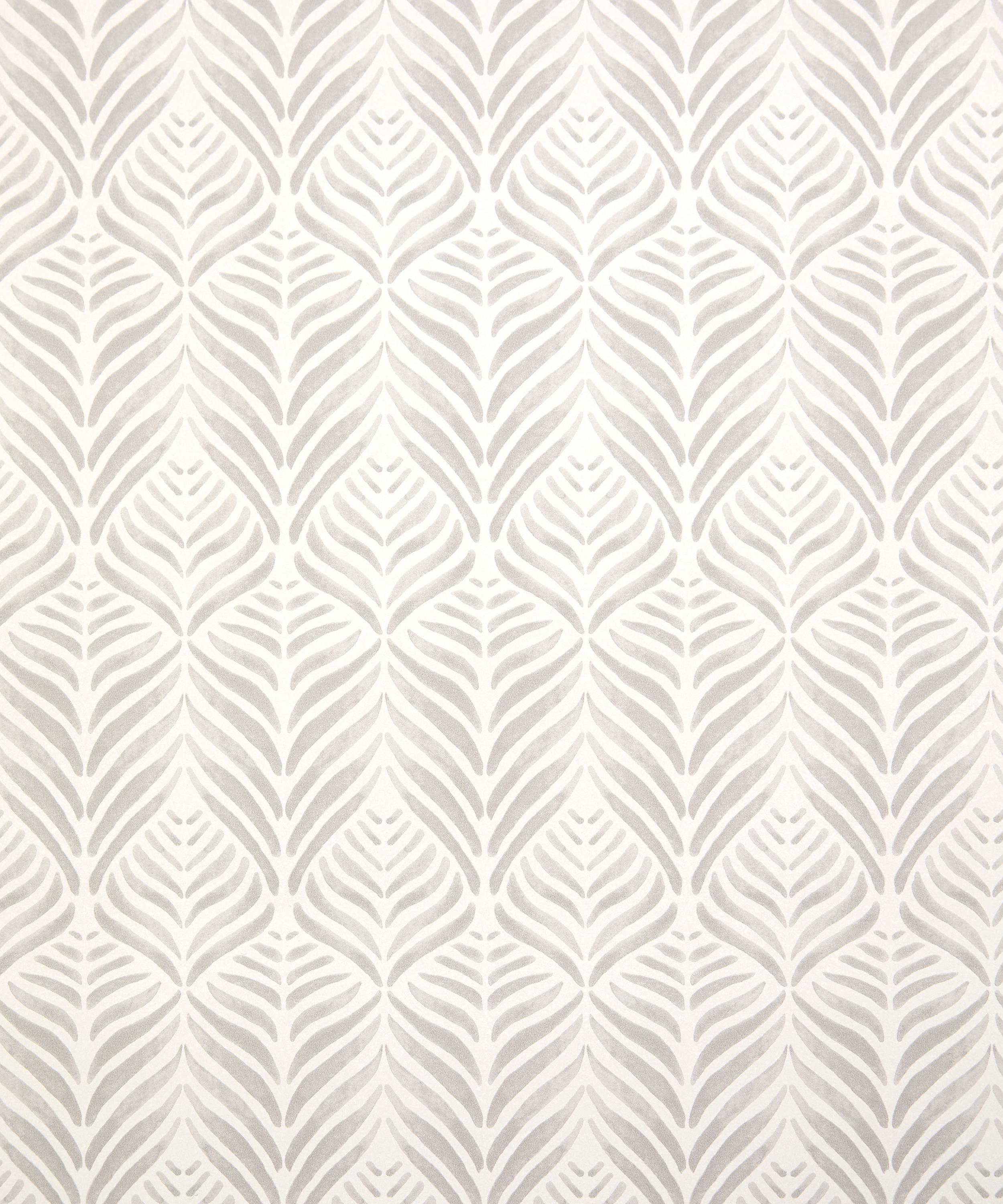 Liberty Interiors - Quill Wallpaper in Pewter