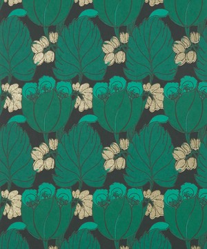 Liberty Interiors - Regency Tulip Wallpaper in Jade image number 3