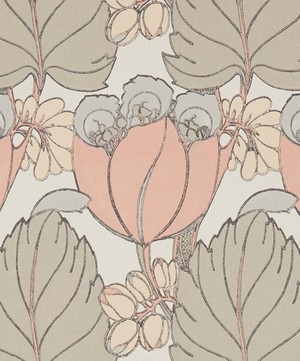 Liberty Interiors - Regency Tulip Wallpaper in Ointment image number 0