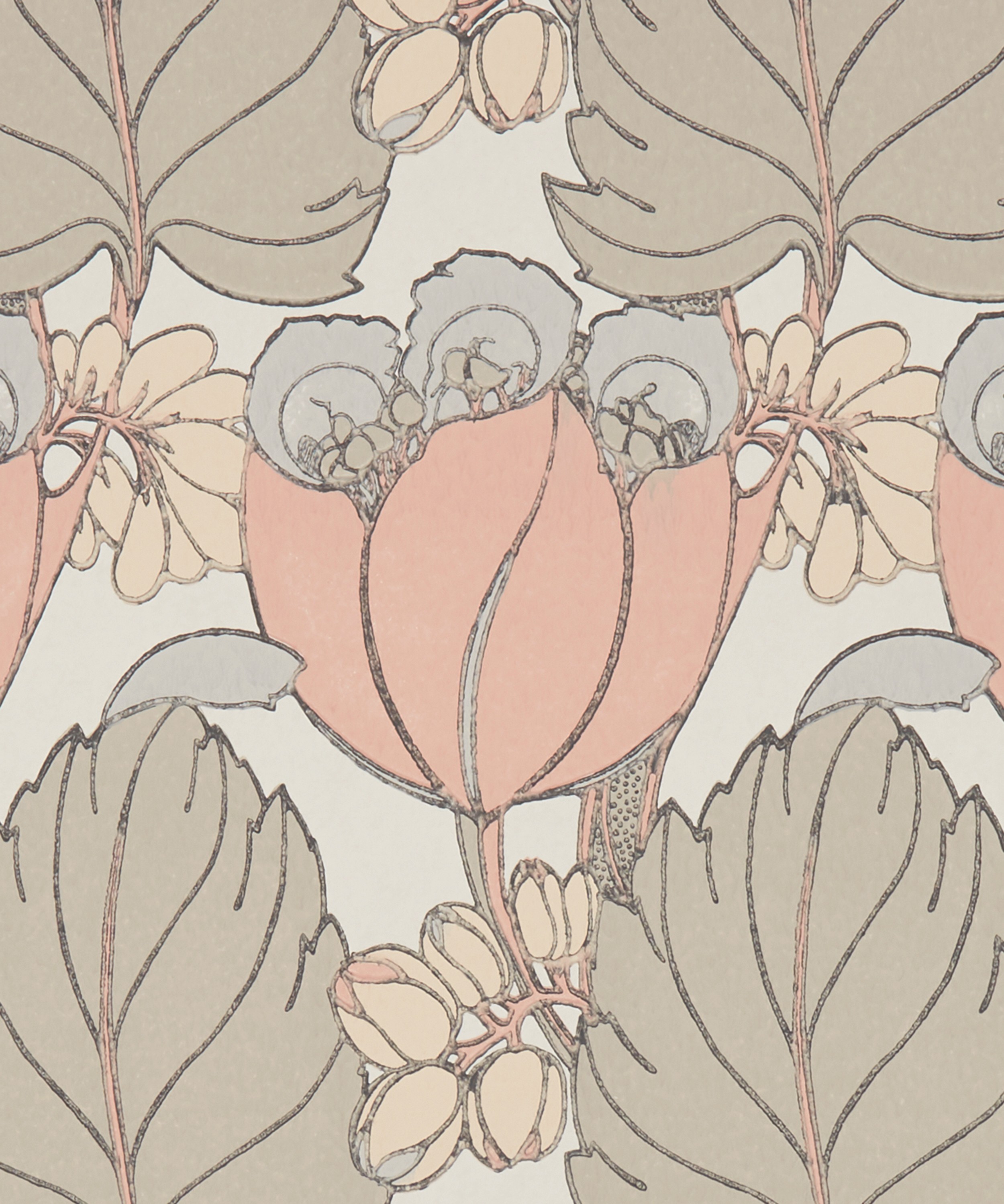 Liberty Interiors - Regency Tulip Wallpaper in Ointment
