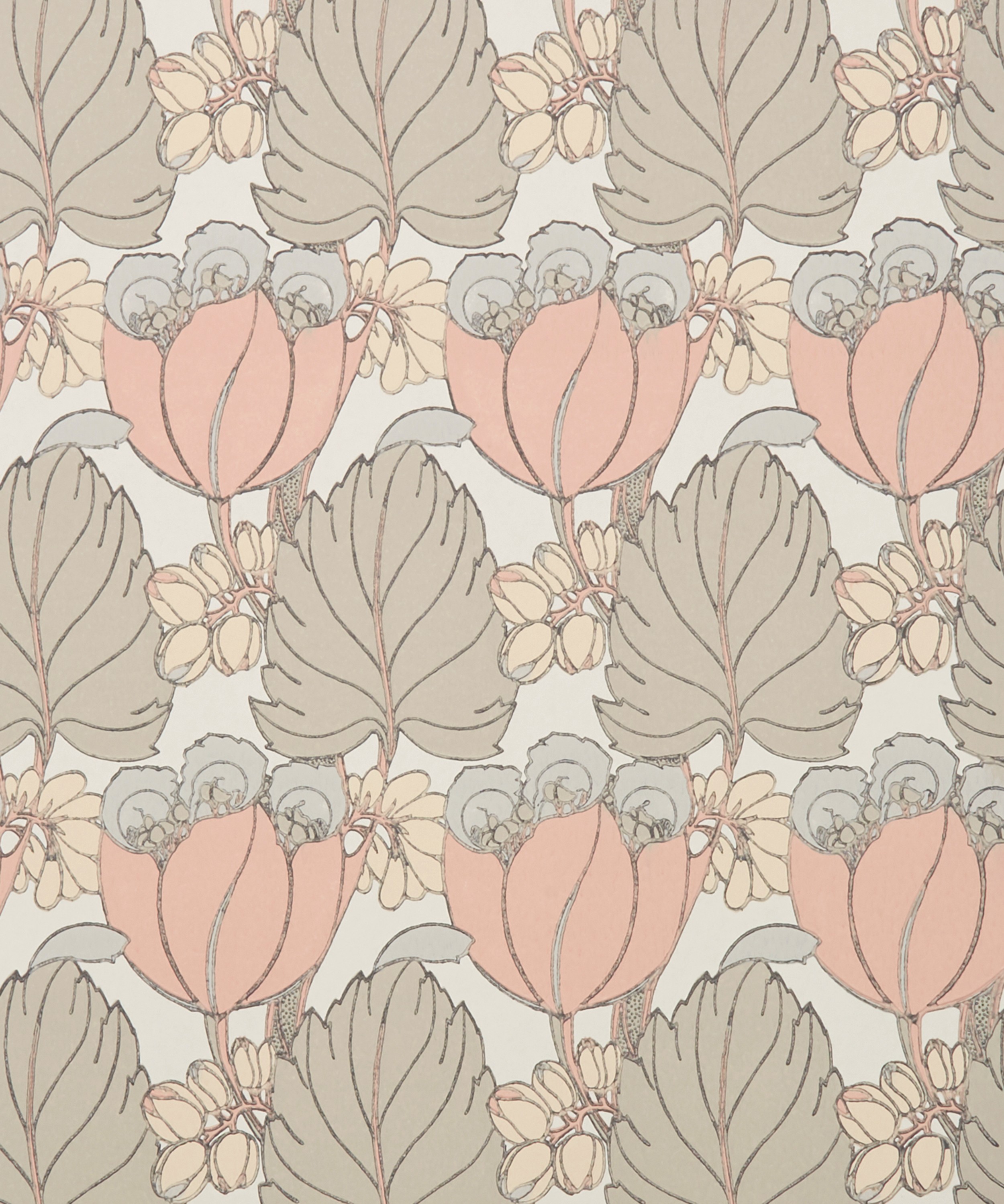 Liberty Interiors - Regency Tulip Wallpaper in Ointment image number 2