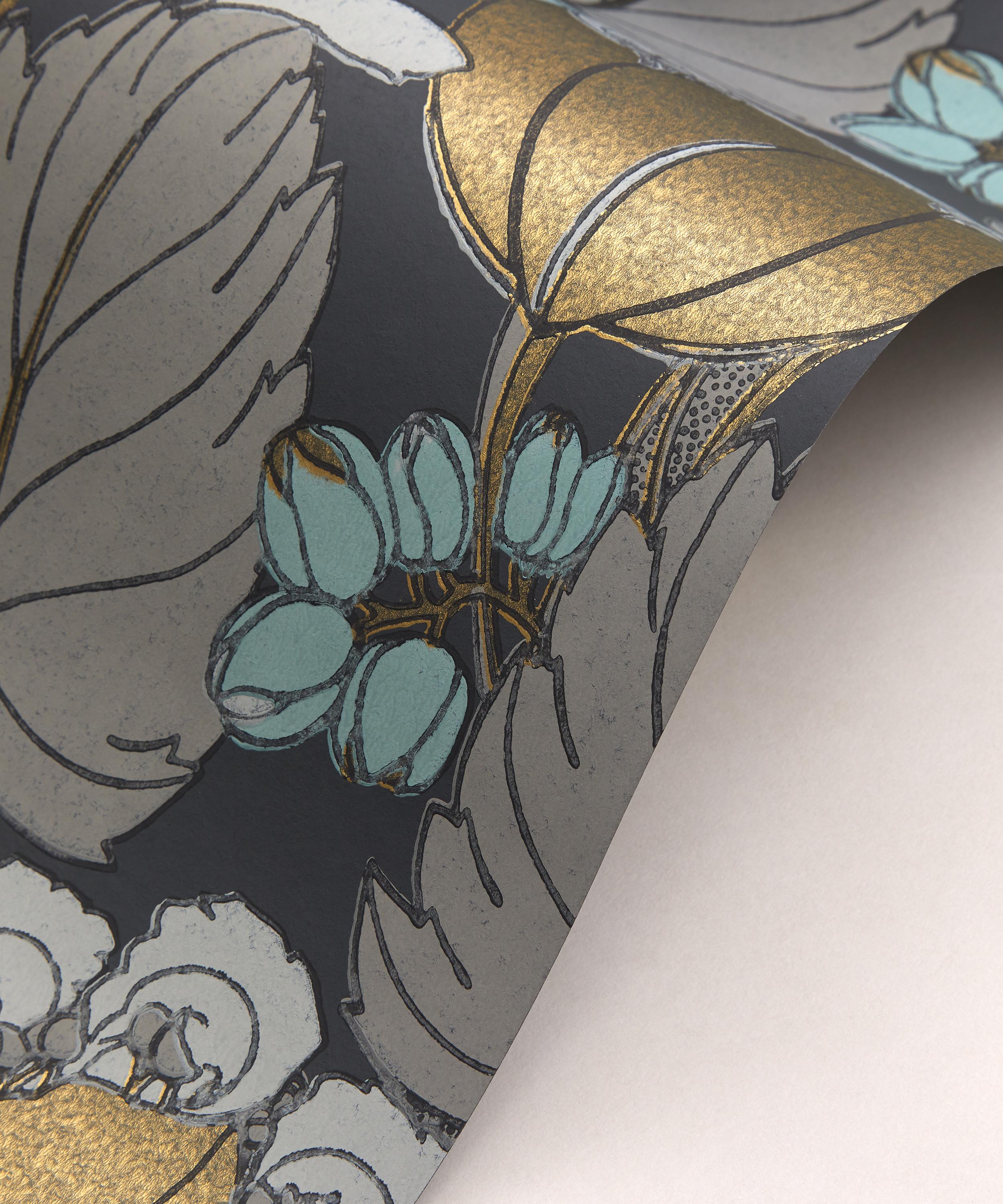 Liberty Interiors - Regency Tulip Wallpaper in Pewter image number 1