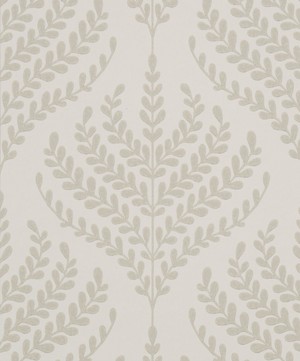 Liberty Interiors - Paisley Fern Wallpaper in Pewter White image number 0