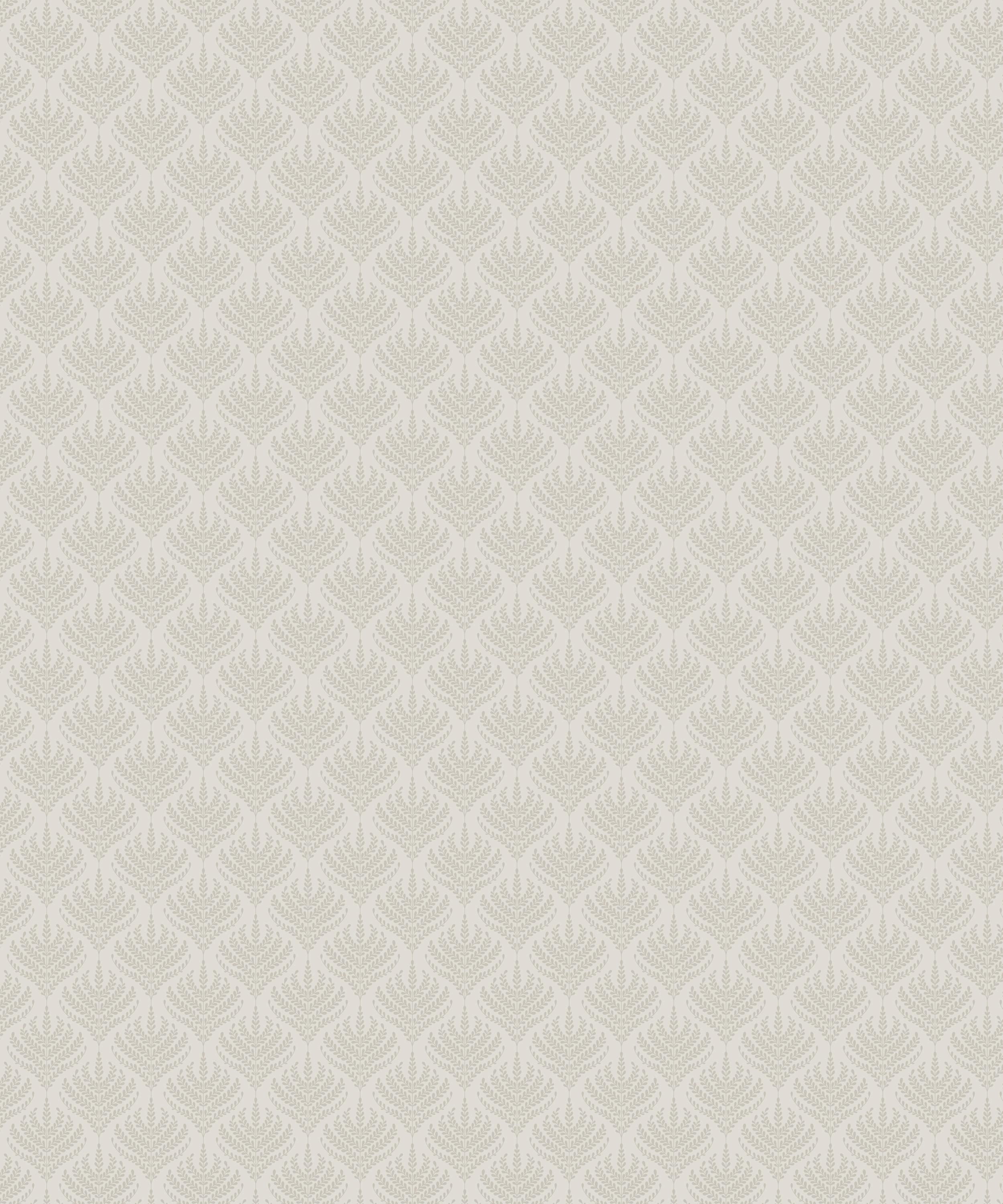 Liberty Interiors - Paisley Fern Wallpaper in Pewter White image number 4