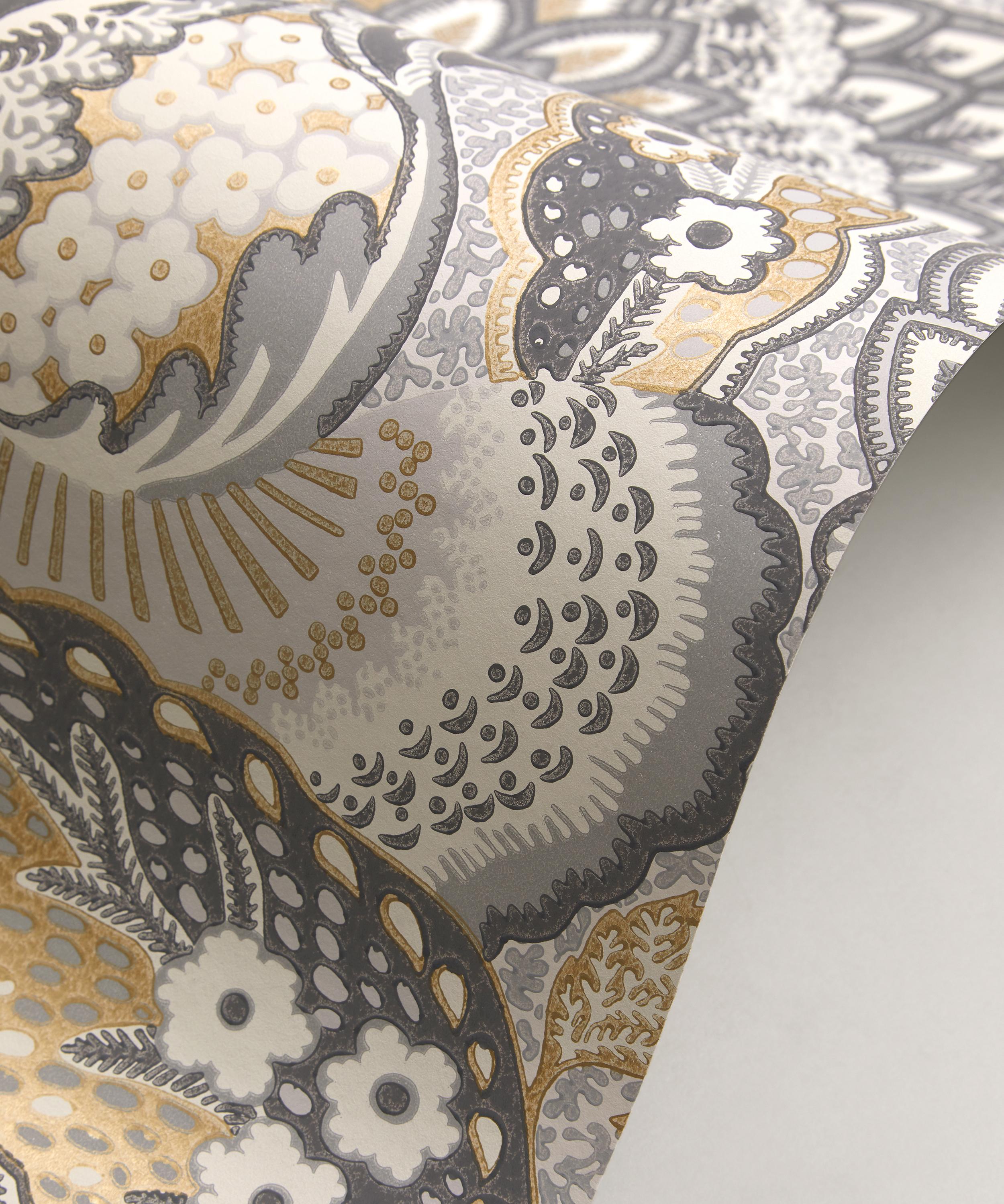 Liberty Interiors - Patricia Wallpaper in Pewter image number 1