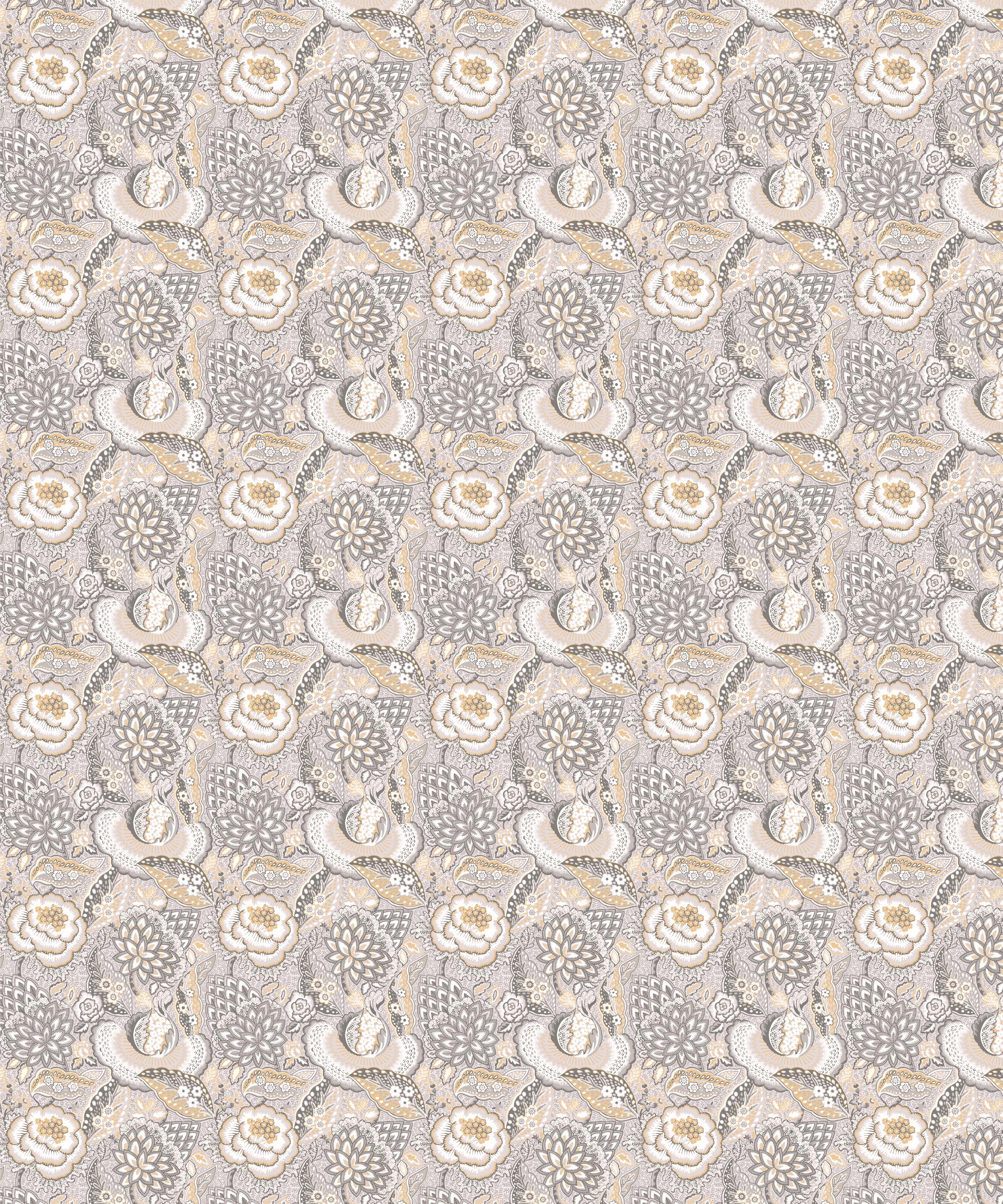 Liberty Interiors - Patricia Wallpaper in Pewter image number 4