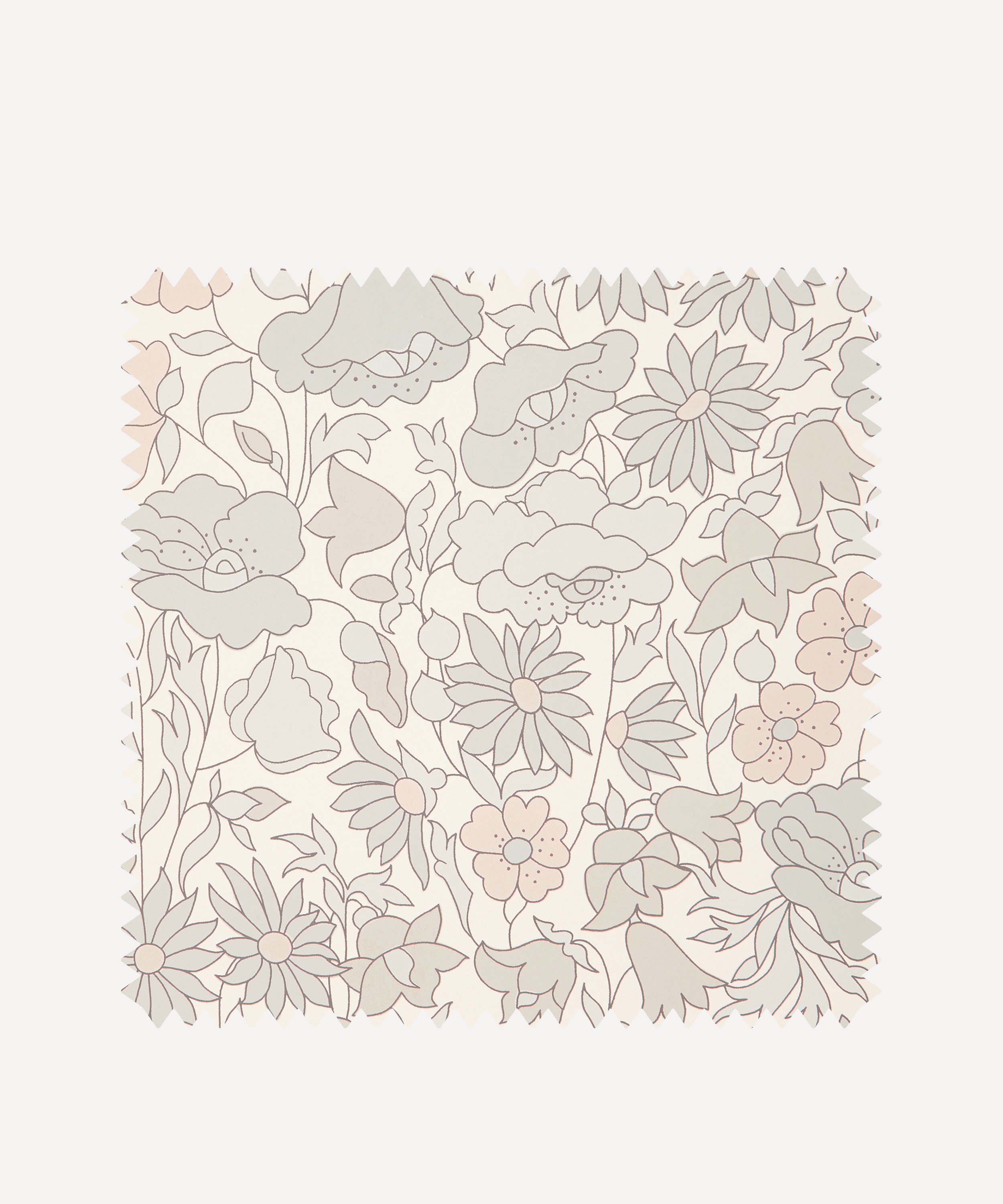 Liberty Interiors - Wallpaper Swatch - Poppy Meadowfield in Pewter