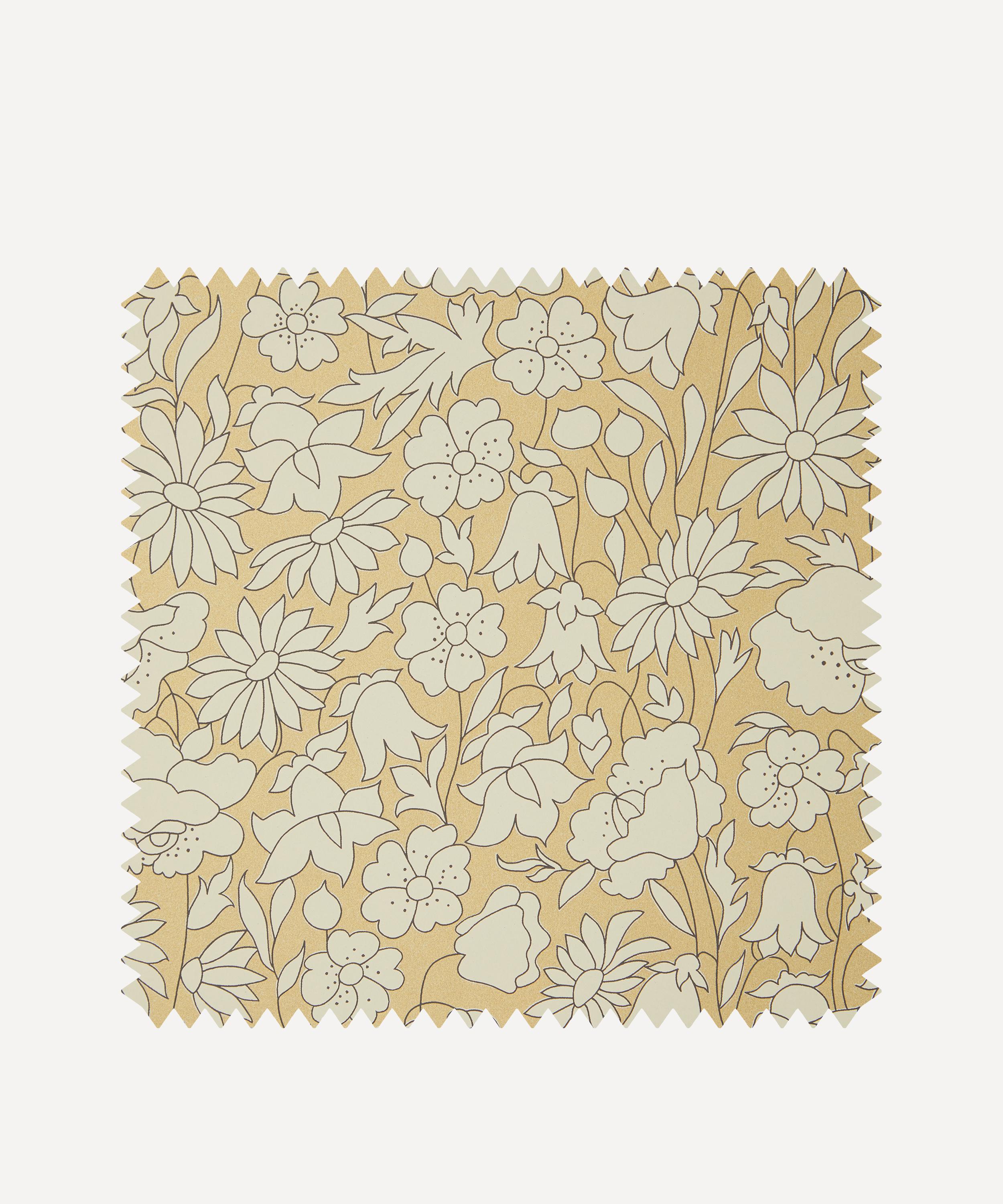 Liberty Interiors - Wallpaper Swatch - Poppy Meadow in Pewter Gold image number 0