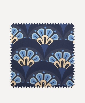 Liberty Interiors - Wallpaper Swatch - Deco Scallop in Lapis image number 0