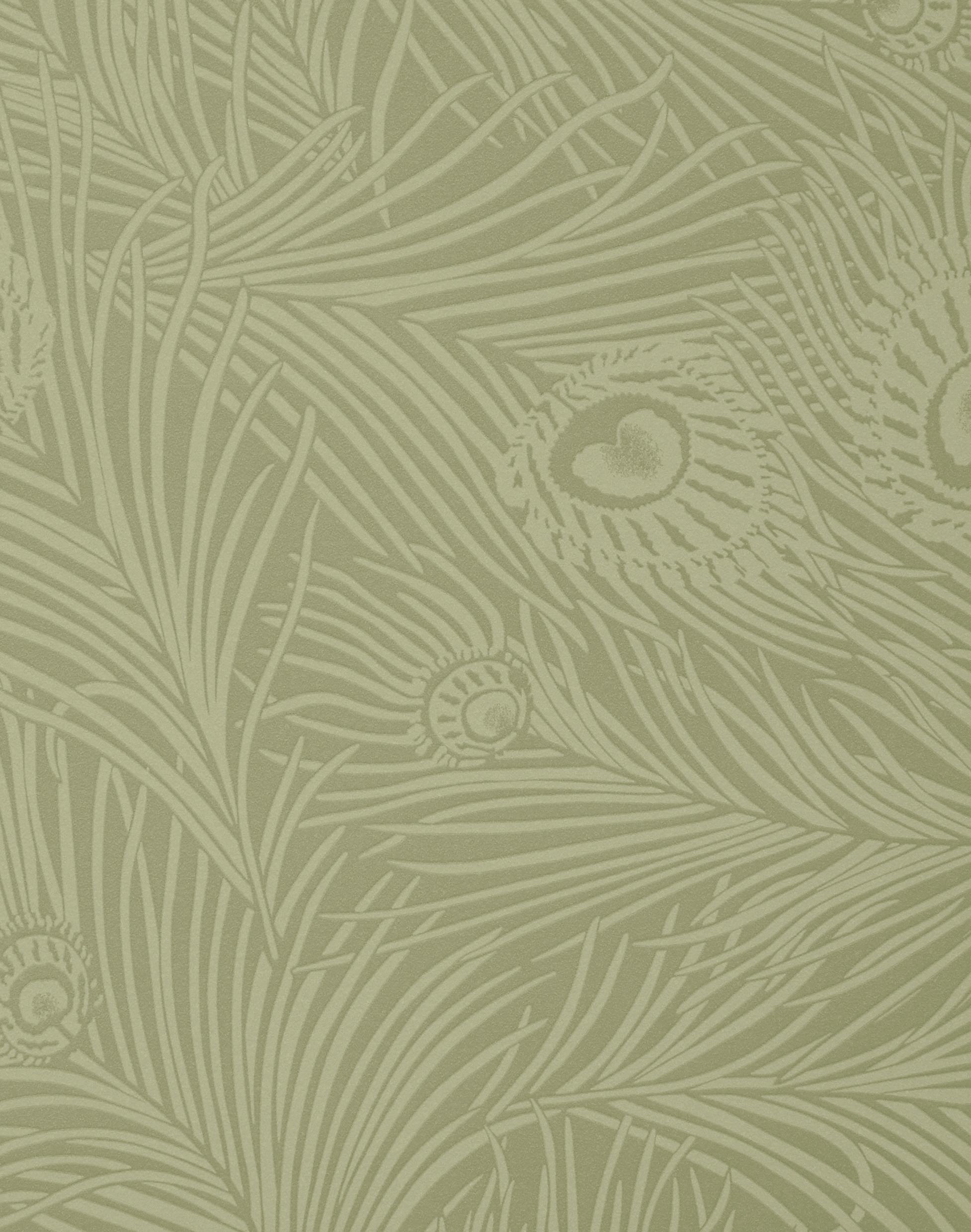 Liberty Interiors - Wallpaper Swatch - Hera Plume in Lichen image number 1