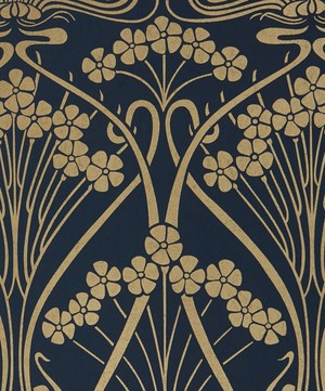 Liberty Interiors - Wallpaper Swatch - Ianthe Mono in Lapis image number 1