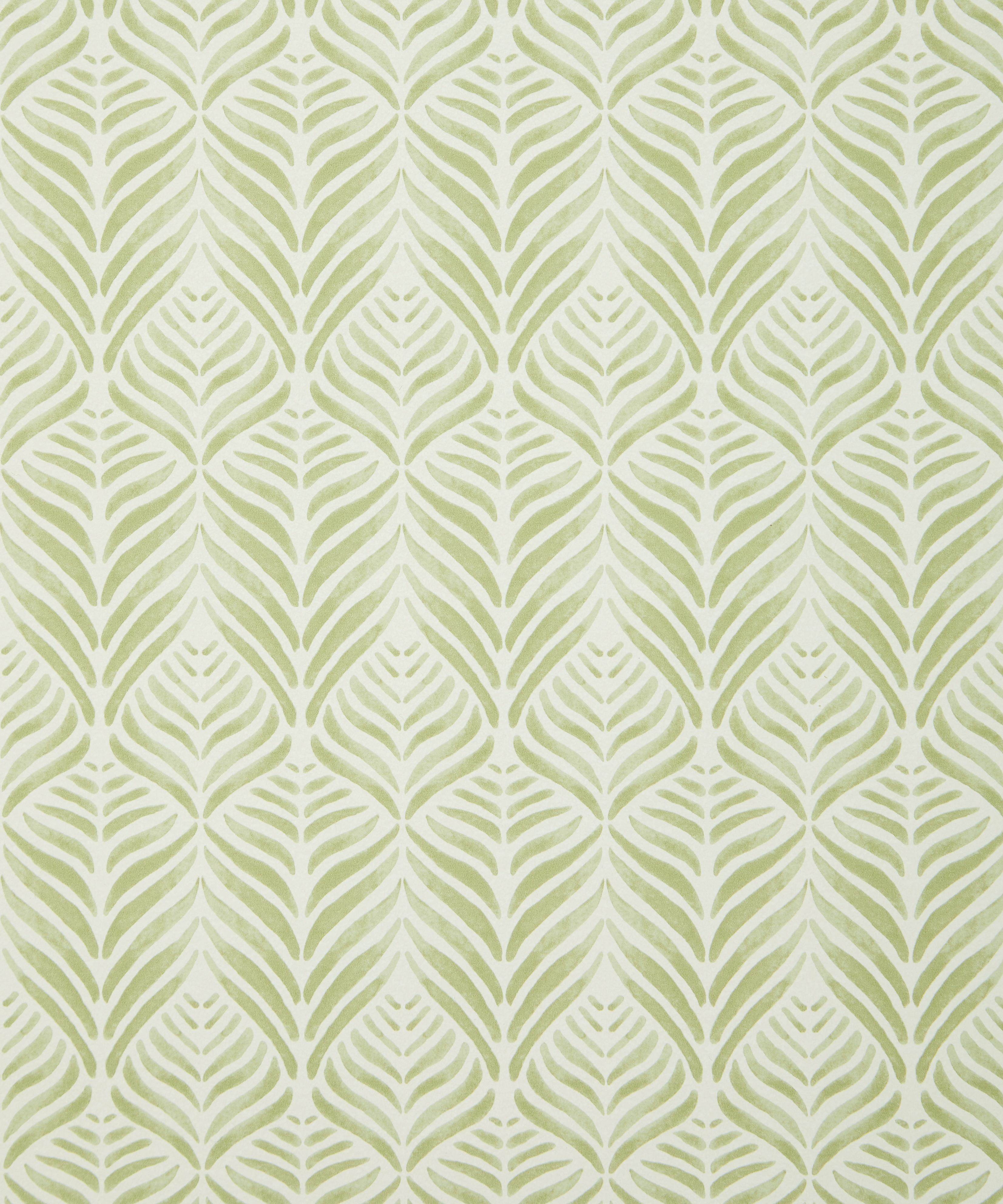 Liberty Interiors - Wallpaper Swatch - Quill in Lichen image number 1