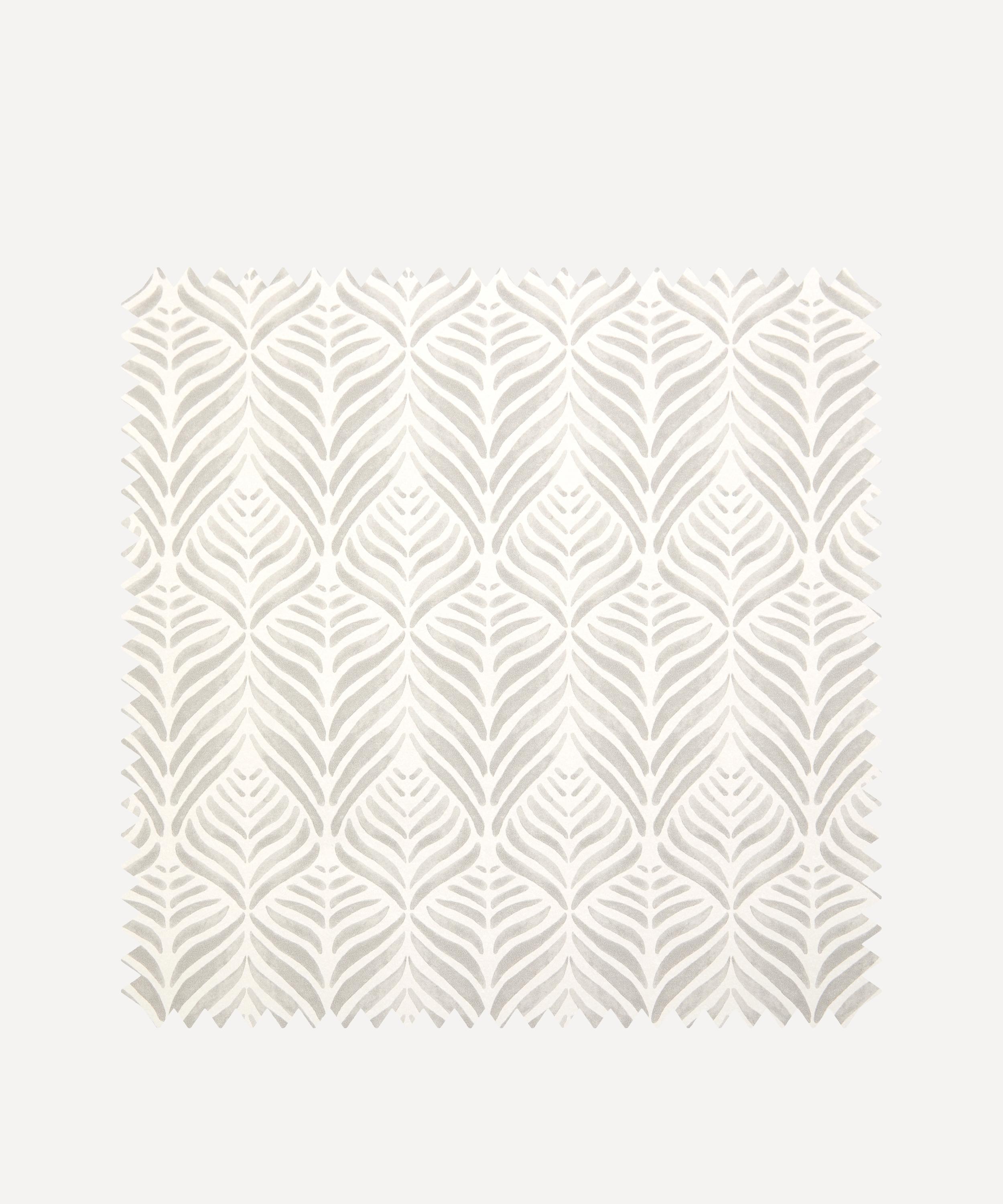 Liberty Interiors - Wallpaper Swatch - Quill in Pewter image number 0