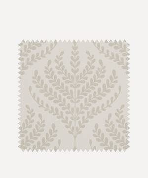 Wallpaper Swatch - Paisley Fern in Pewter White