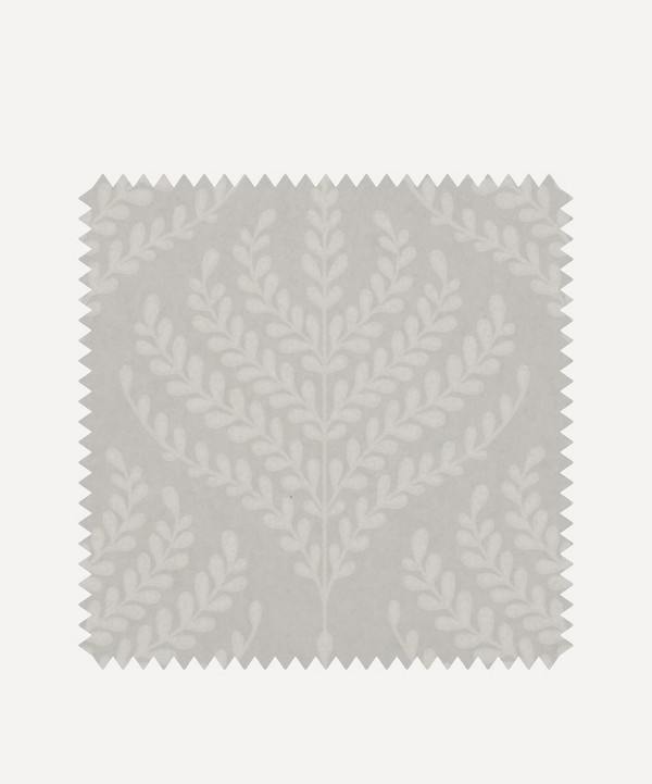 Liberty Interiors - Wallpaper Swatch - Paisley Fern in Pewter image number null