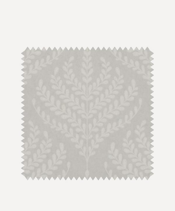 Liberty Interiors - Wallpaper Swatch - Paisley Fern in Pewter image number null