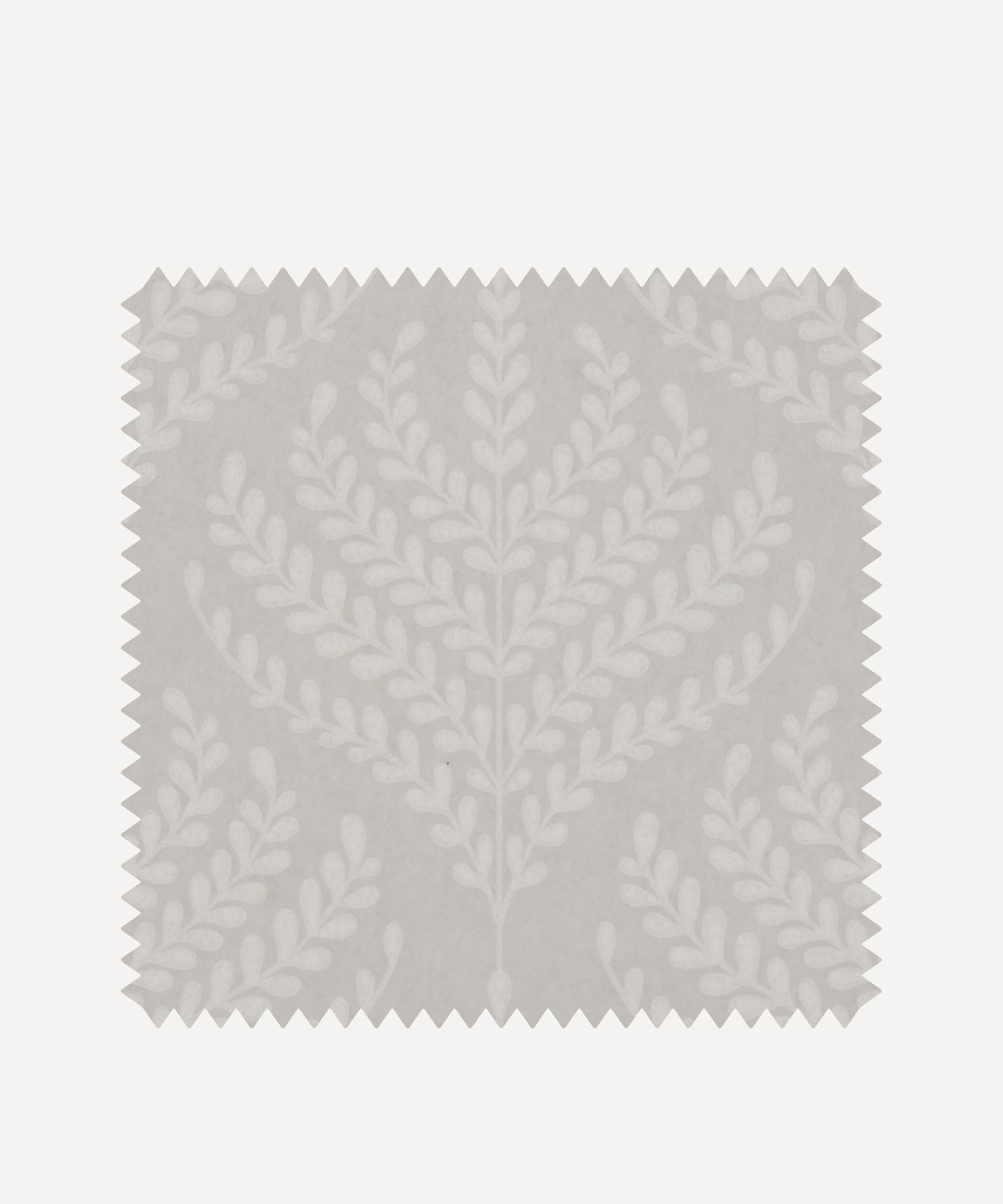 Liberty Interiors - Wallpaper Swatch - Paisley Fern in Pewter image number 0