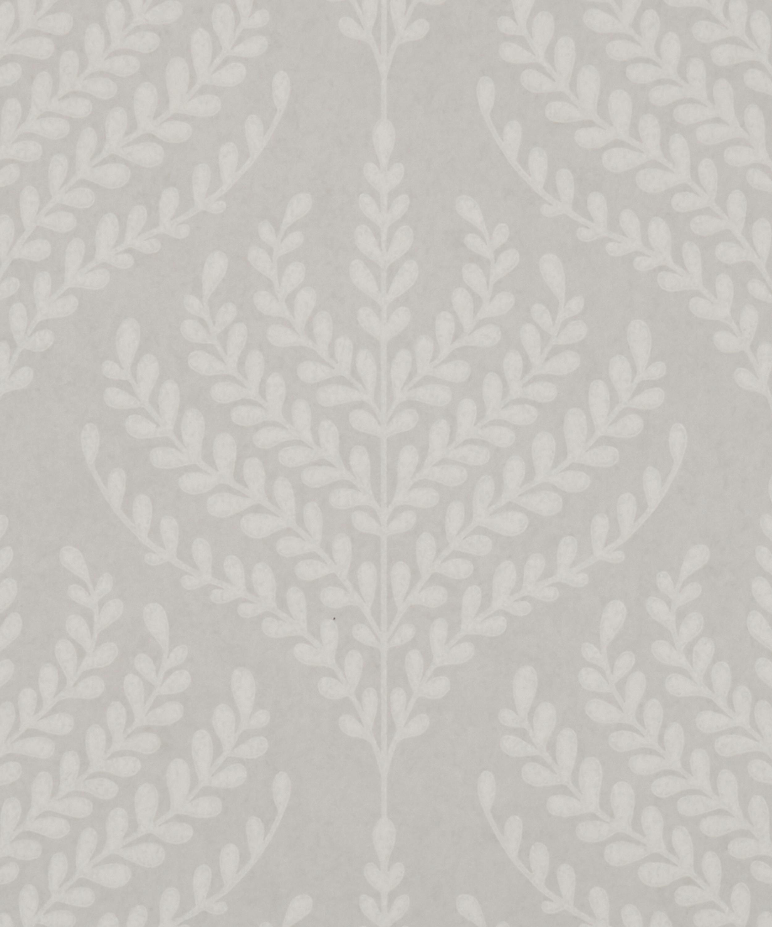 Liberty Interiors - Wallpaper Swatch - Paisley Fern in Pewter image number 1