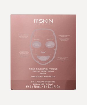 111SKIN - Rose Gold Brightening Facial Treatment Mask 5 x 30ml image number 1