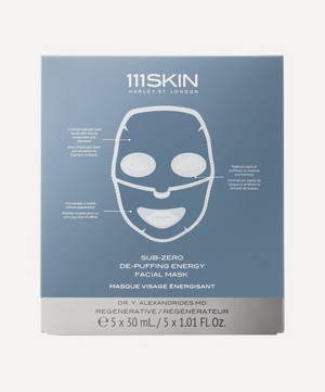 111SKIN - Sub-Zero De-Puffing Energy Facial Mask 5 x 30ml image number 0