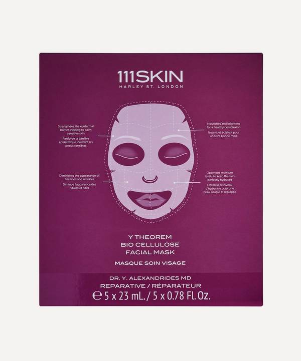 111SKIN - Y Theorem Bio Cellulose Facial Masks Box of 5 image number 0