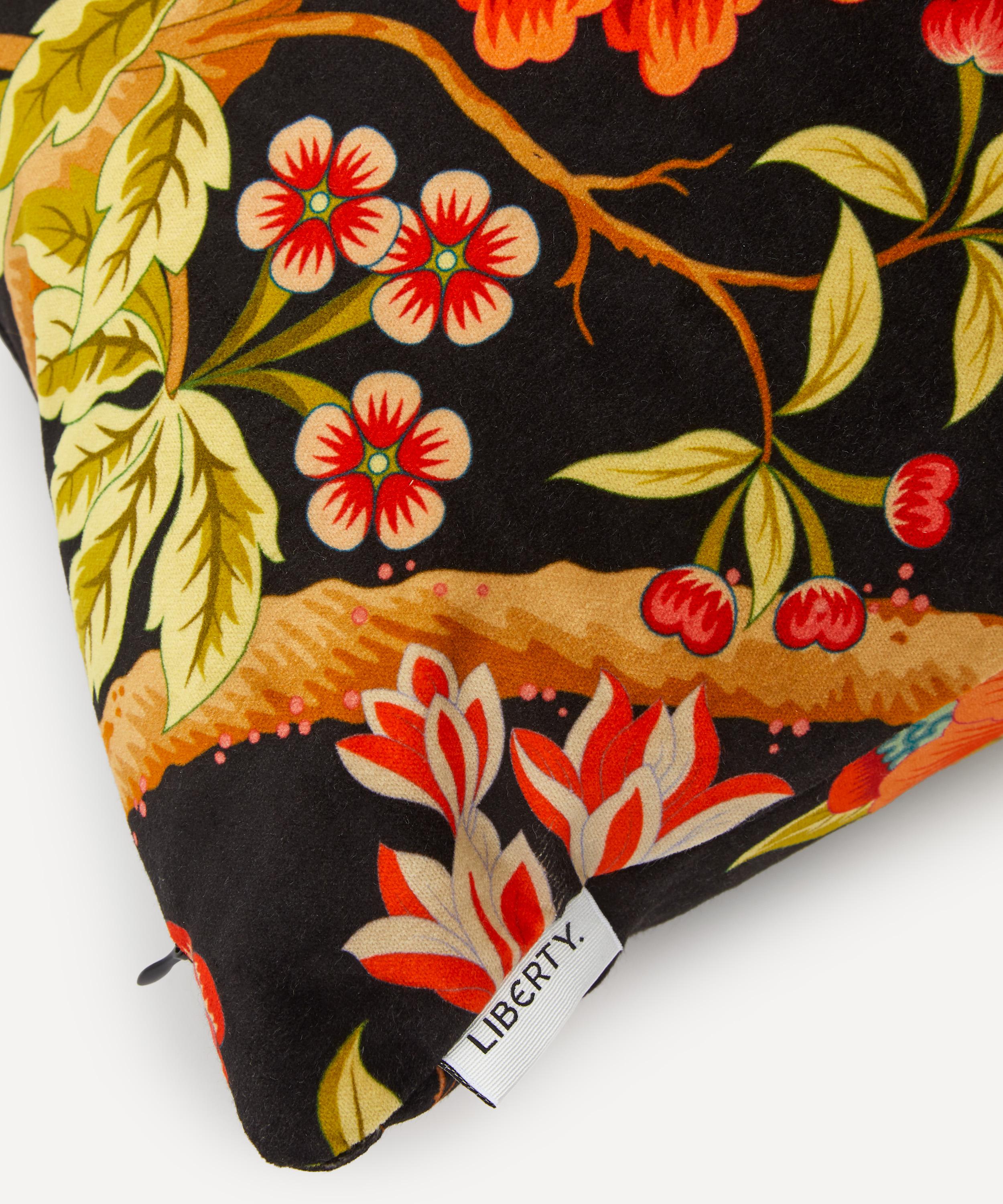 Liberty - Elysian Paradise Square Velvet Cushion image number 2